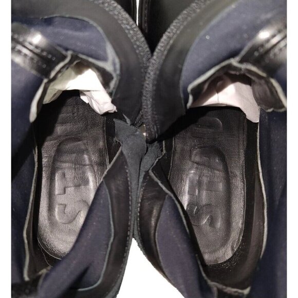 Staud Faux-Leather Belle Boots Size 37 US 7 Black $495 - Picture 12 of 15